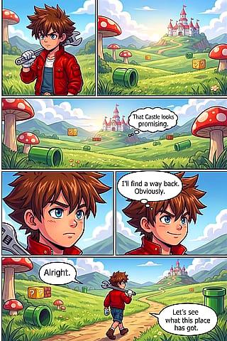Created a comic book based off my comic script'