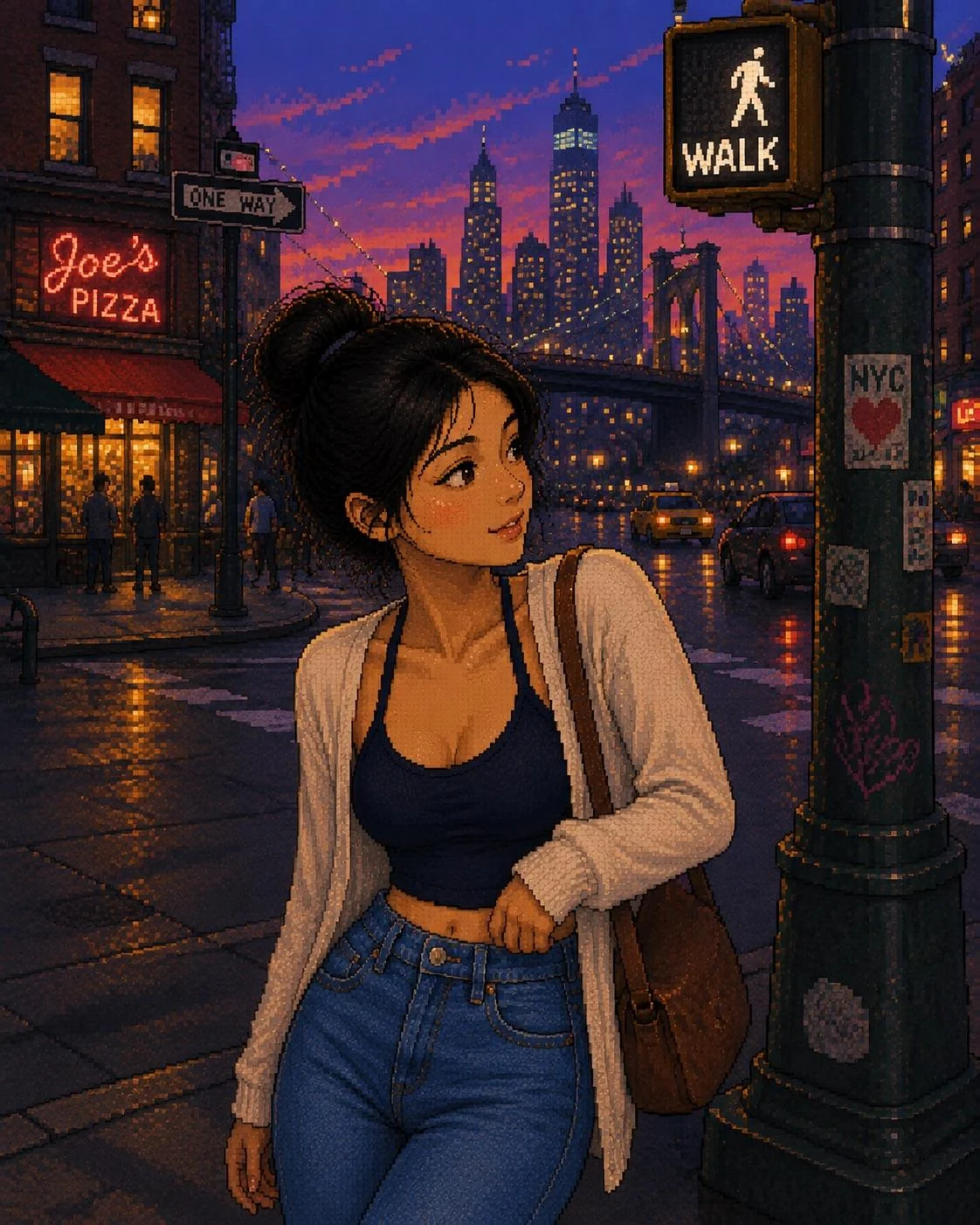 Pixel art at the city picture 1 of 7