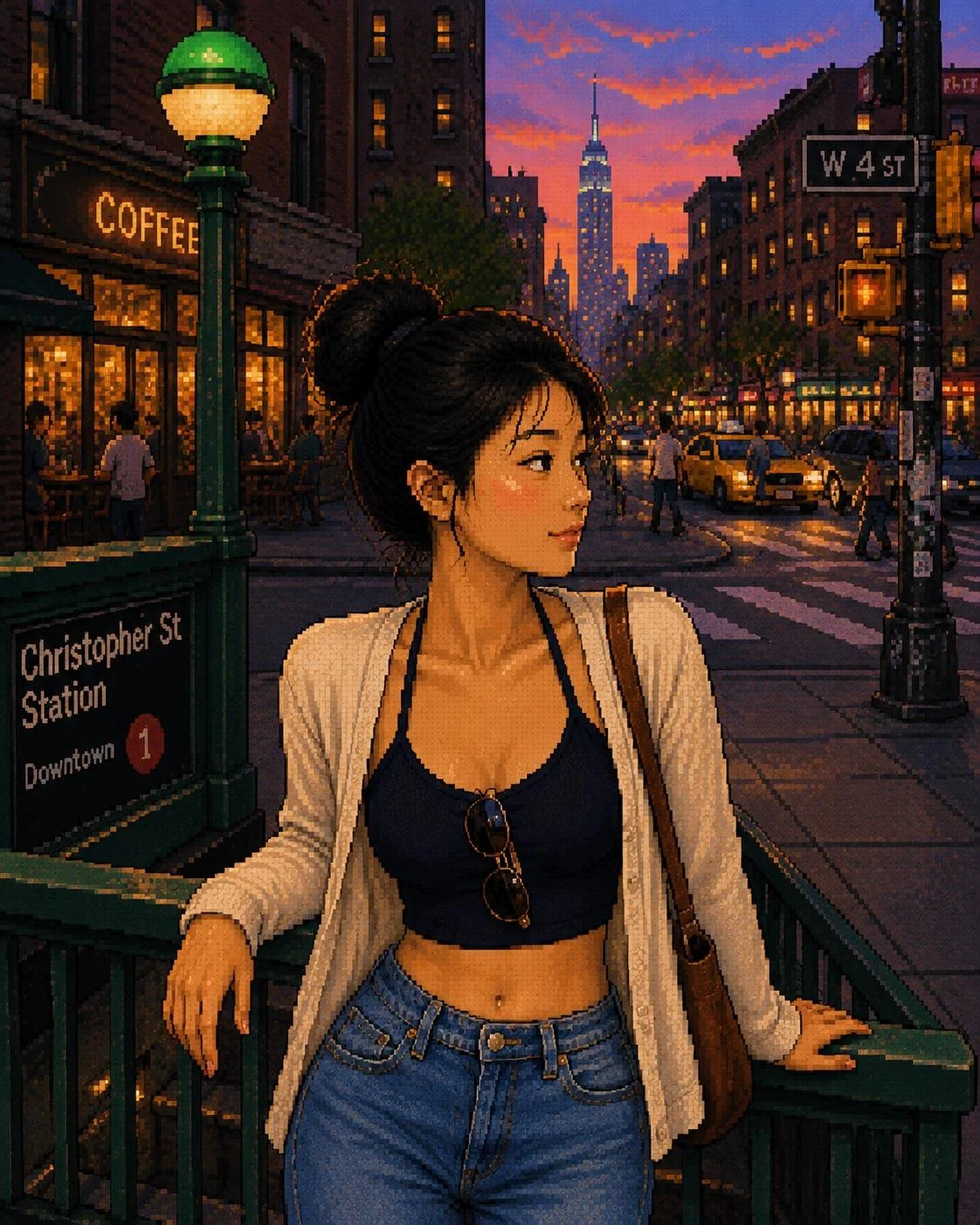 Pixel art at the city picture 3 of 7