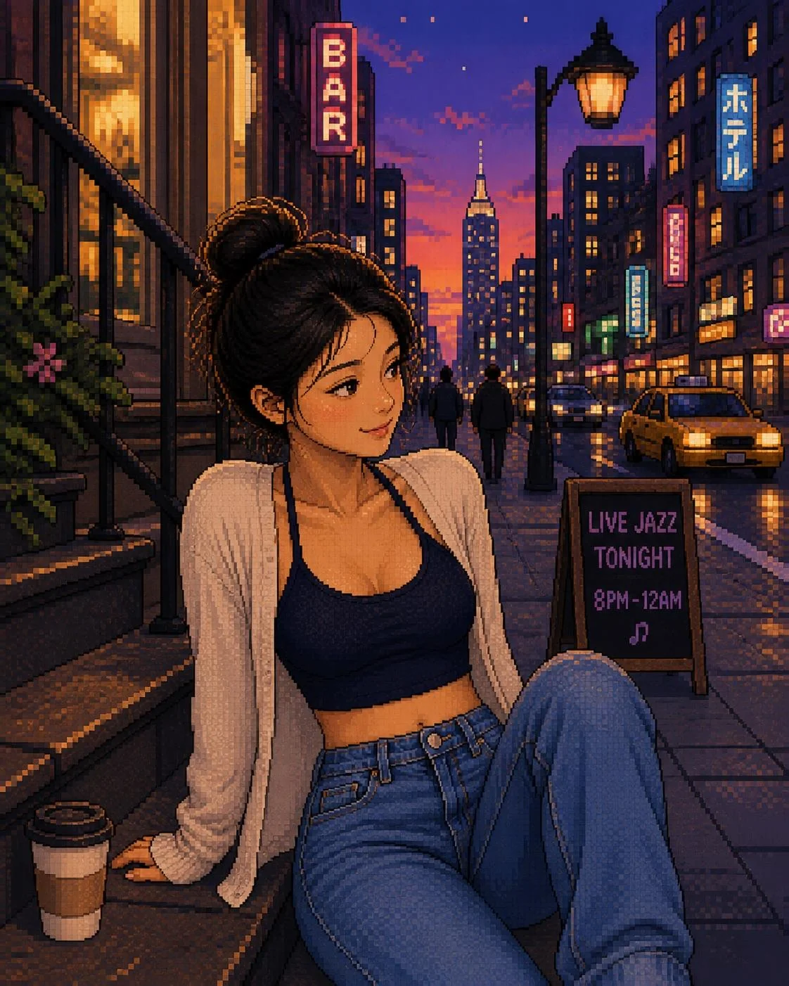 Pixel art at the city picture 5 of 7