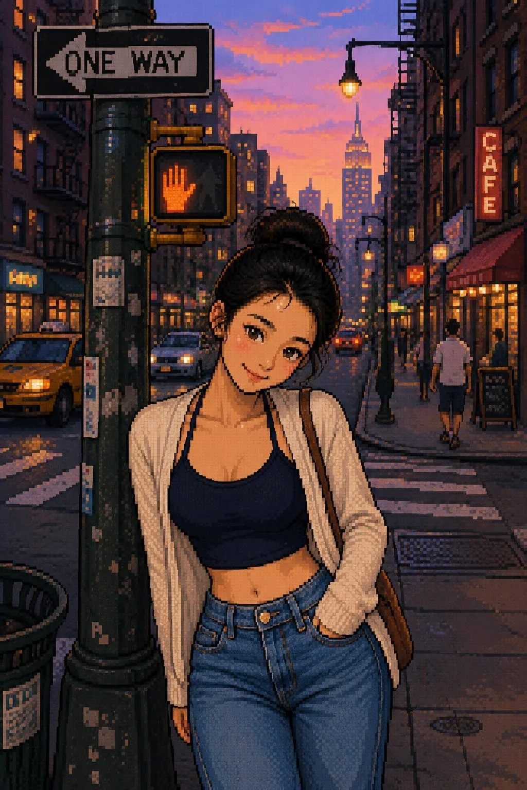 Pixel art at the city picture 7 of 7