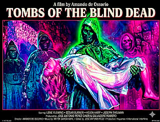 Black Light posters for Horror Fans'