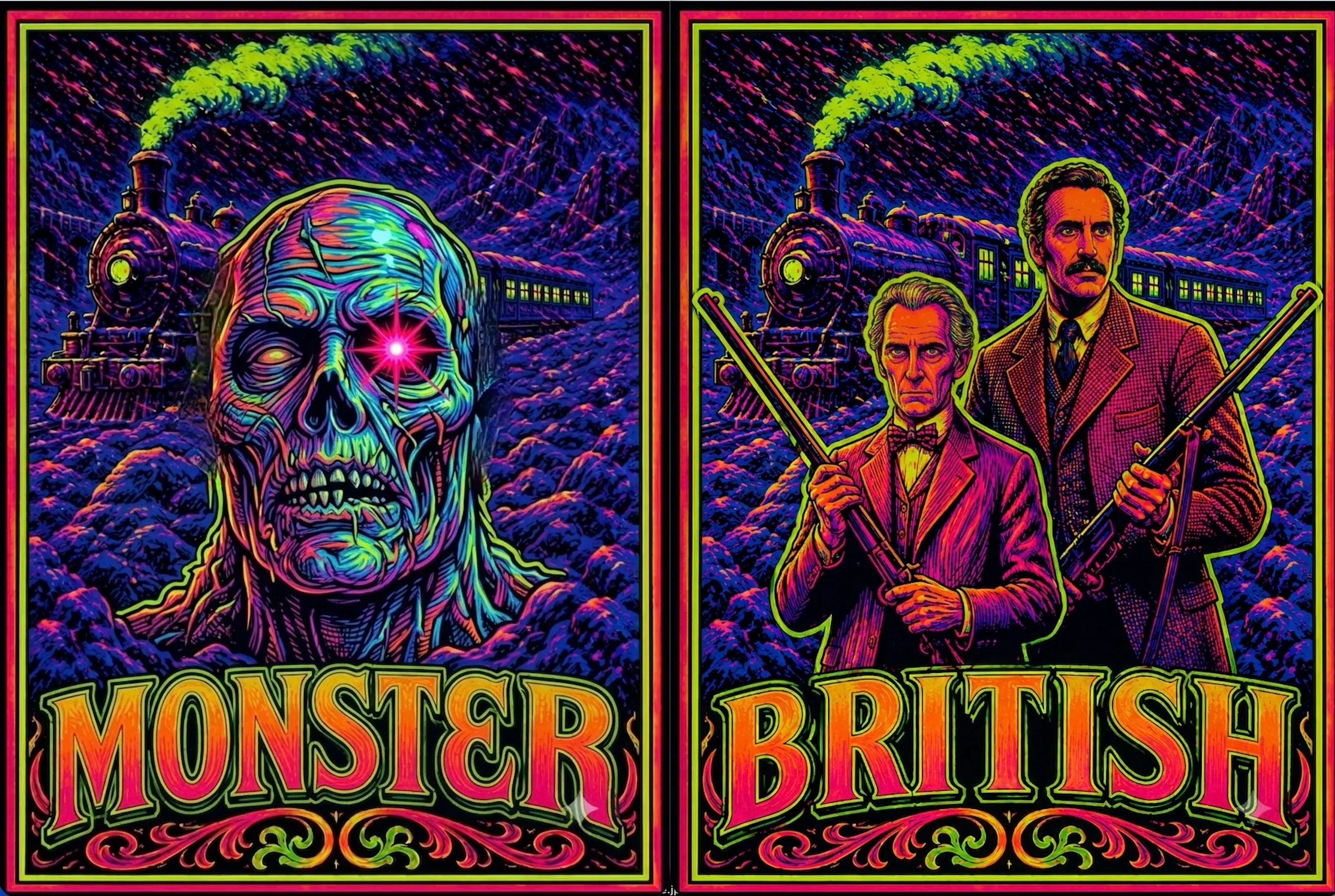 Black Light posters for Horror Fans picture 3 of 5