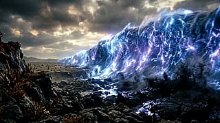 Plasma Ocean Impact'