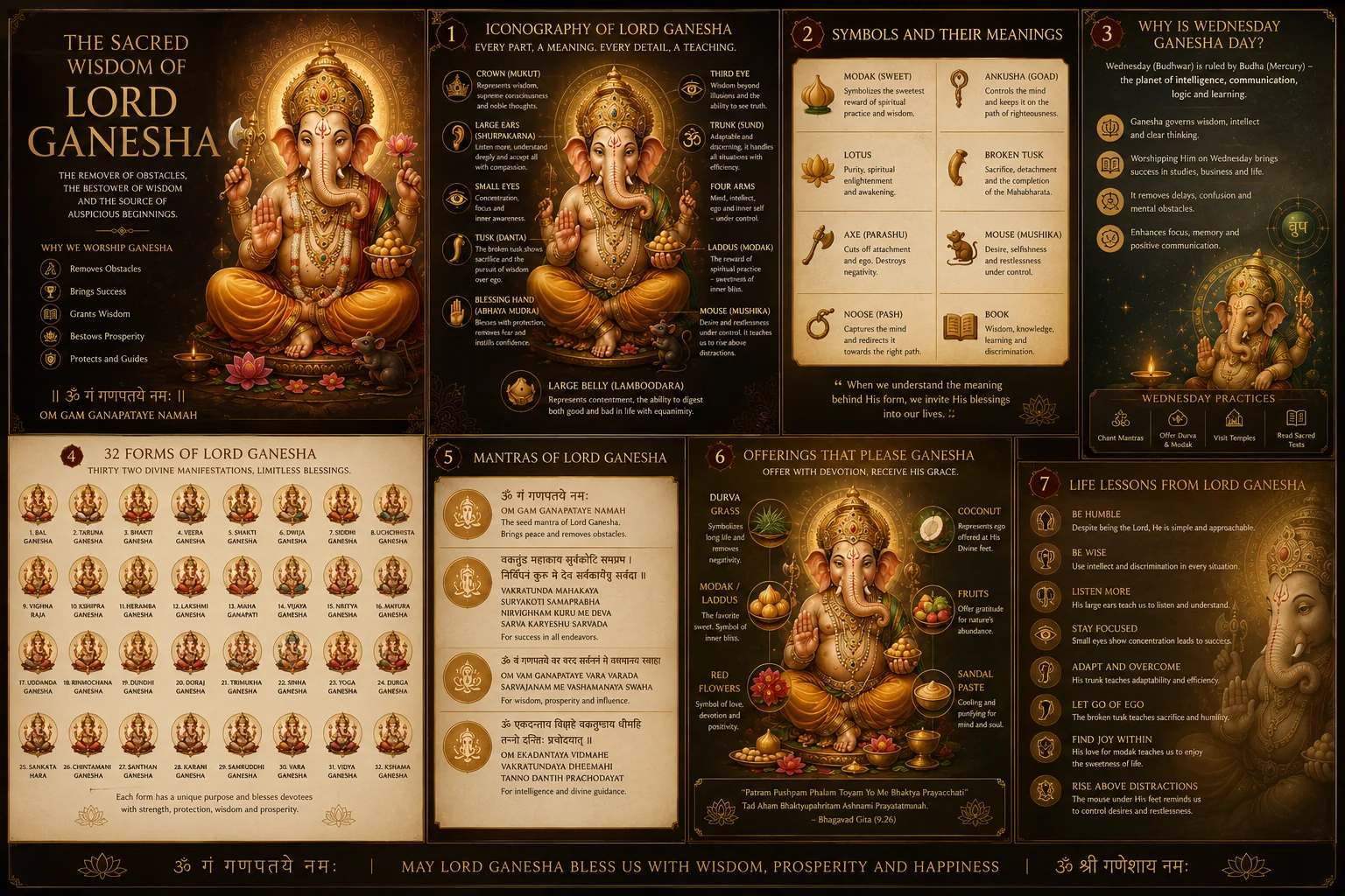 'ॐ गं गणपतये नमः' Om Gam Ganapataye Namaha picture 1 of 1
