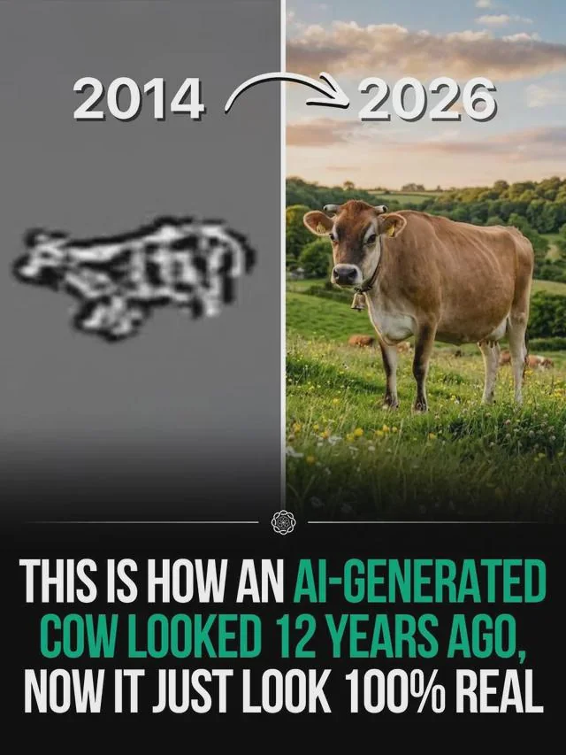 AI Cows 12 years ago vs AI Cows today picture 1 of 1