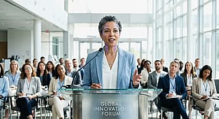 AI politician, female'