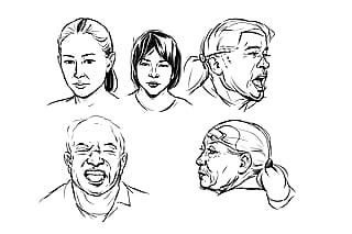 Minimalist Portrait Studies'