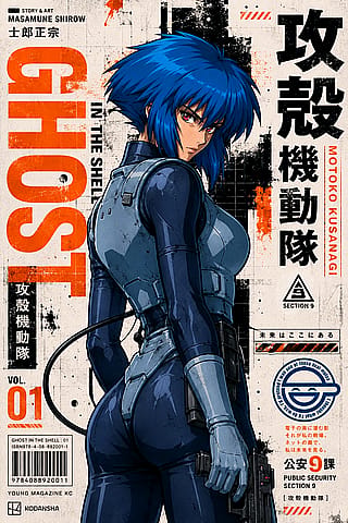 Ghost in Shell Manga cover'