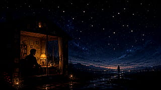 Waiting Beheath the stars future love'