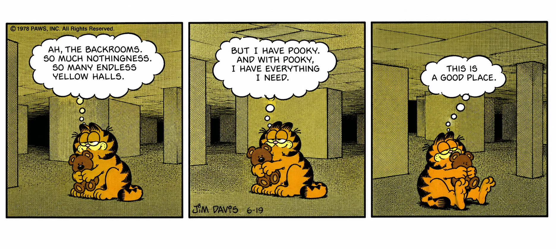 More Garfield comic strips I made with AI! picture 2 of 6