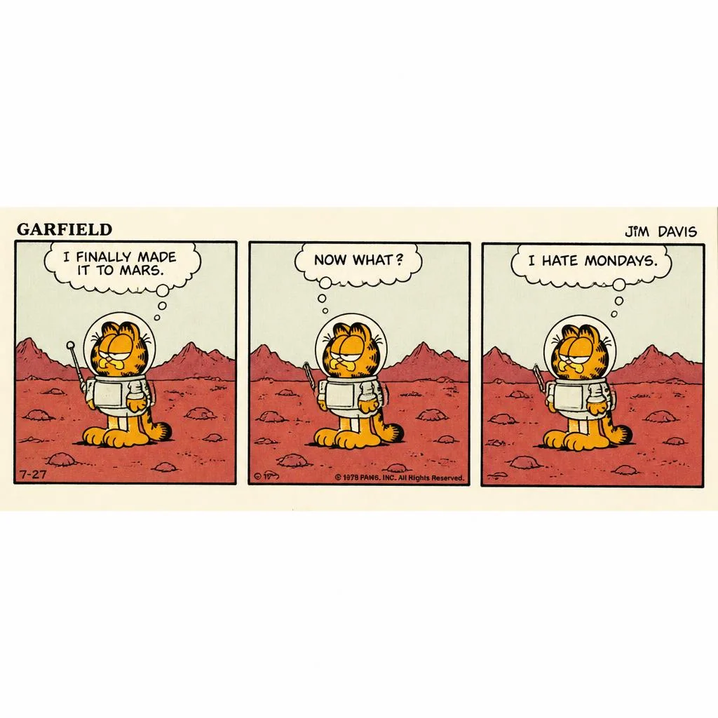 More Garfield comic strips I made with AI! picture 4 of 6