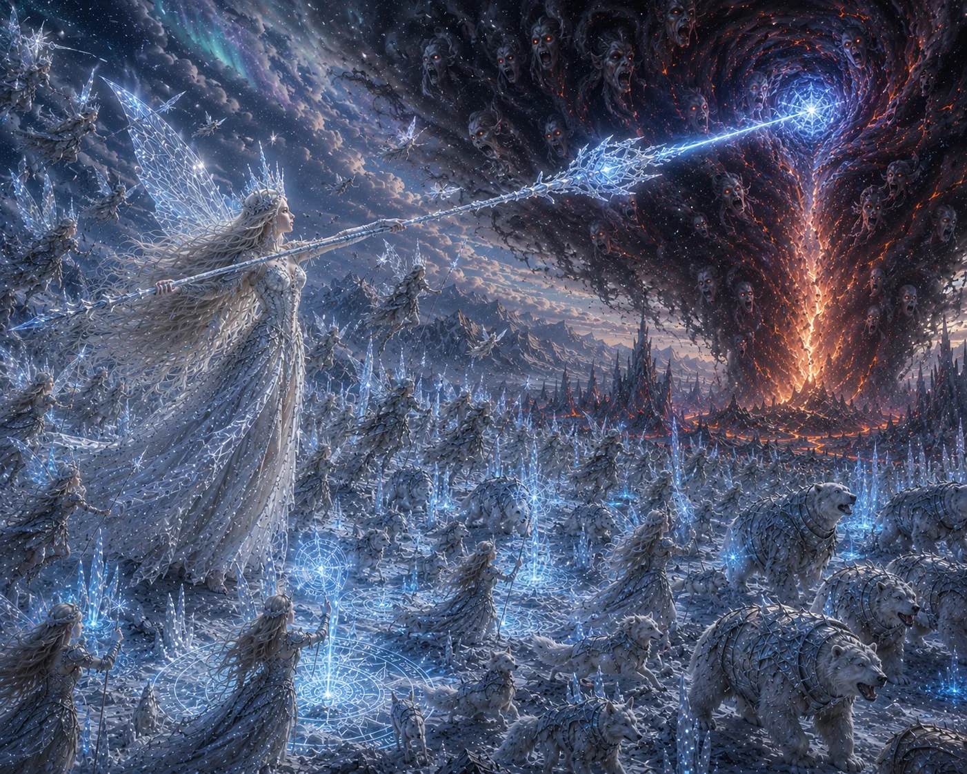 Fantasy Series No.3 - Fairy Ice Queen, Battling the Dark Corruption picture 1 of 1