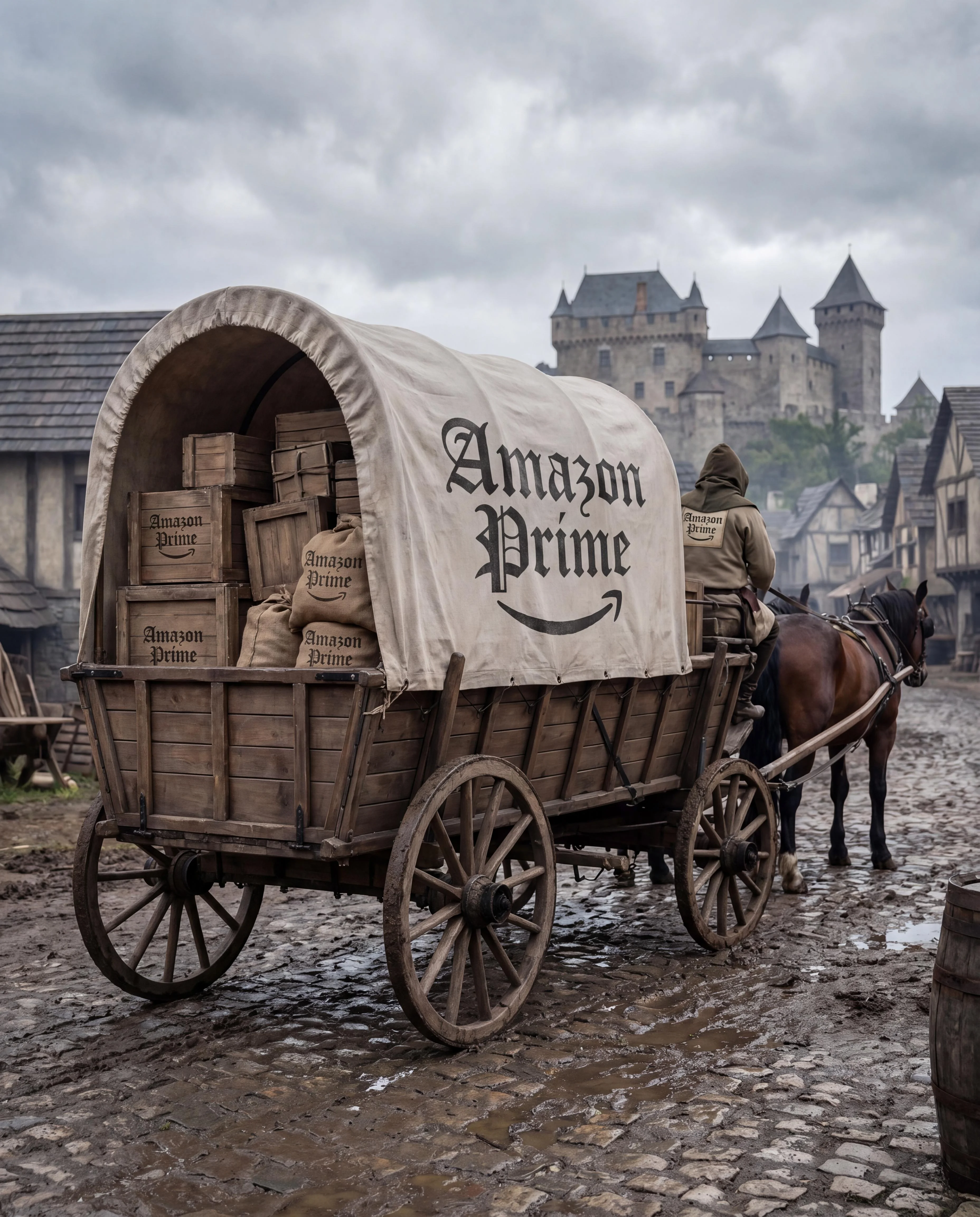 "Thy order hath been dispatched. Estimated arrival: next harvest season." picture 1 of 1