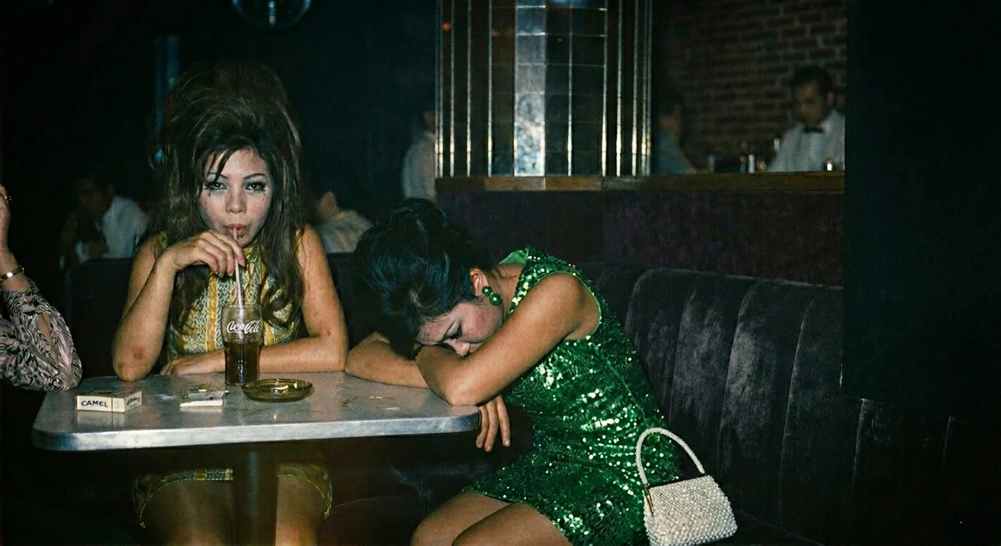 Pattaya, Thailand, Soi6, 1971 "Tired Go Go Dancers" picture 1 of 1