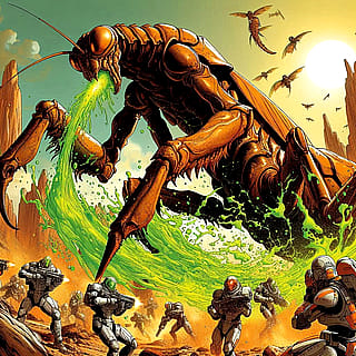 Insect Wars - Comic Style'