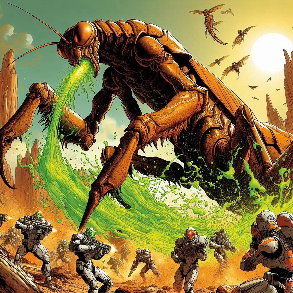 Insect Wars - Comic Style picture 1 of 4