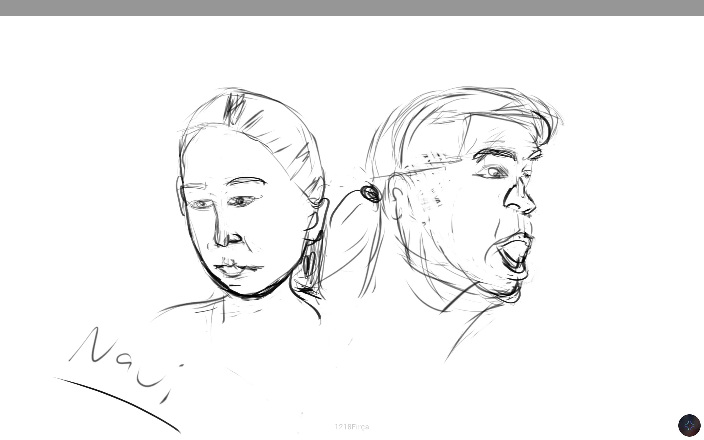 Portraits – Sketch to Digital picture 1 of 2