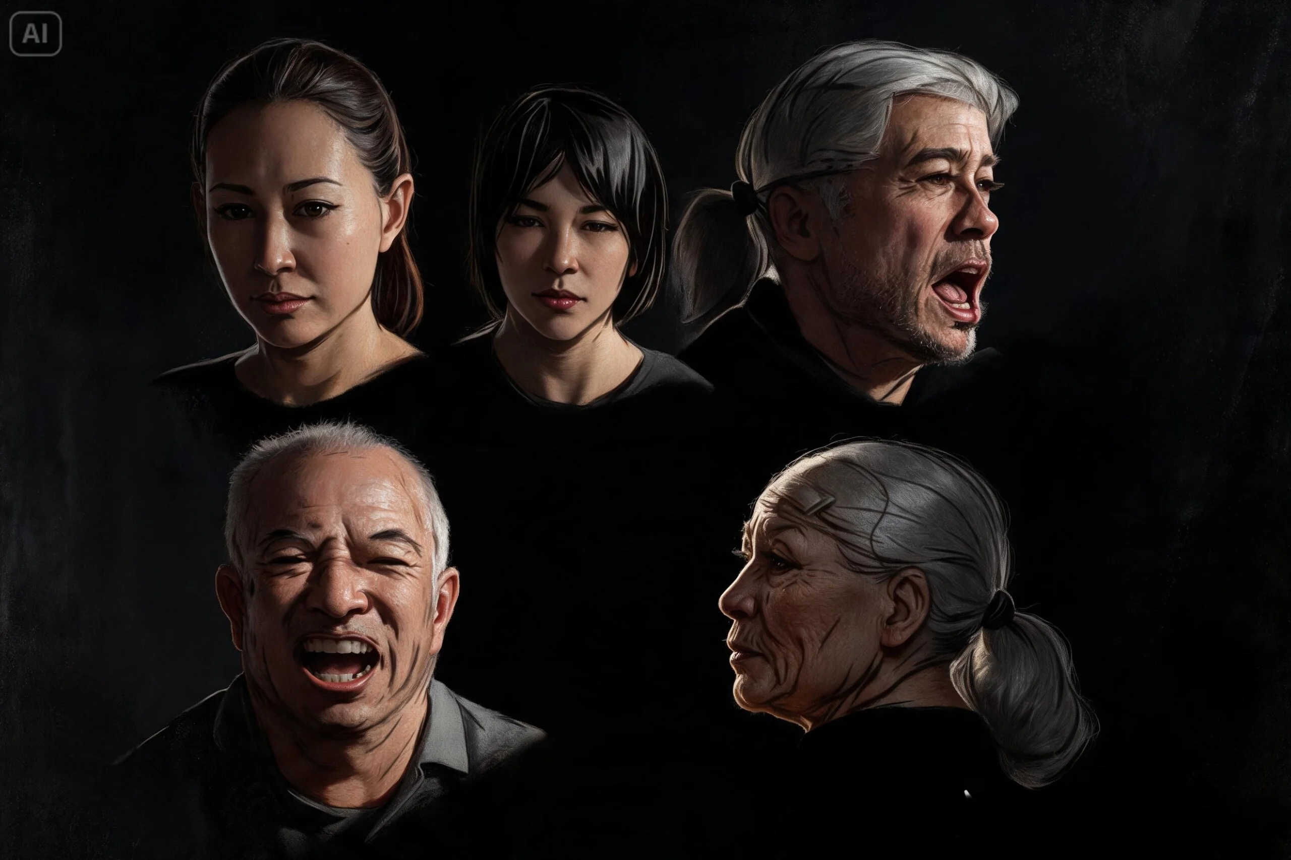 Portraits – Sketch to Digital picture 2 of 2