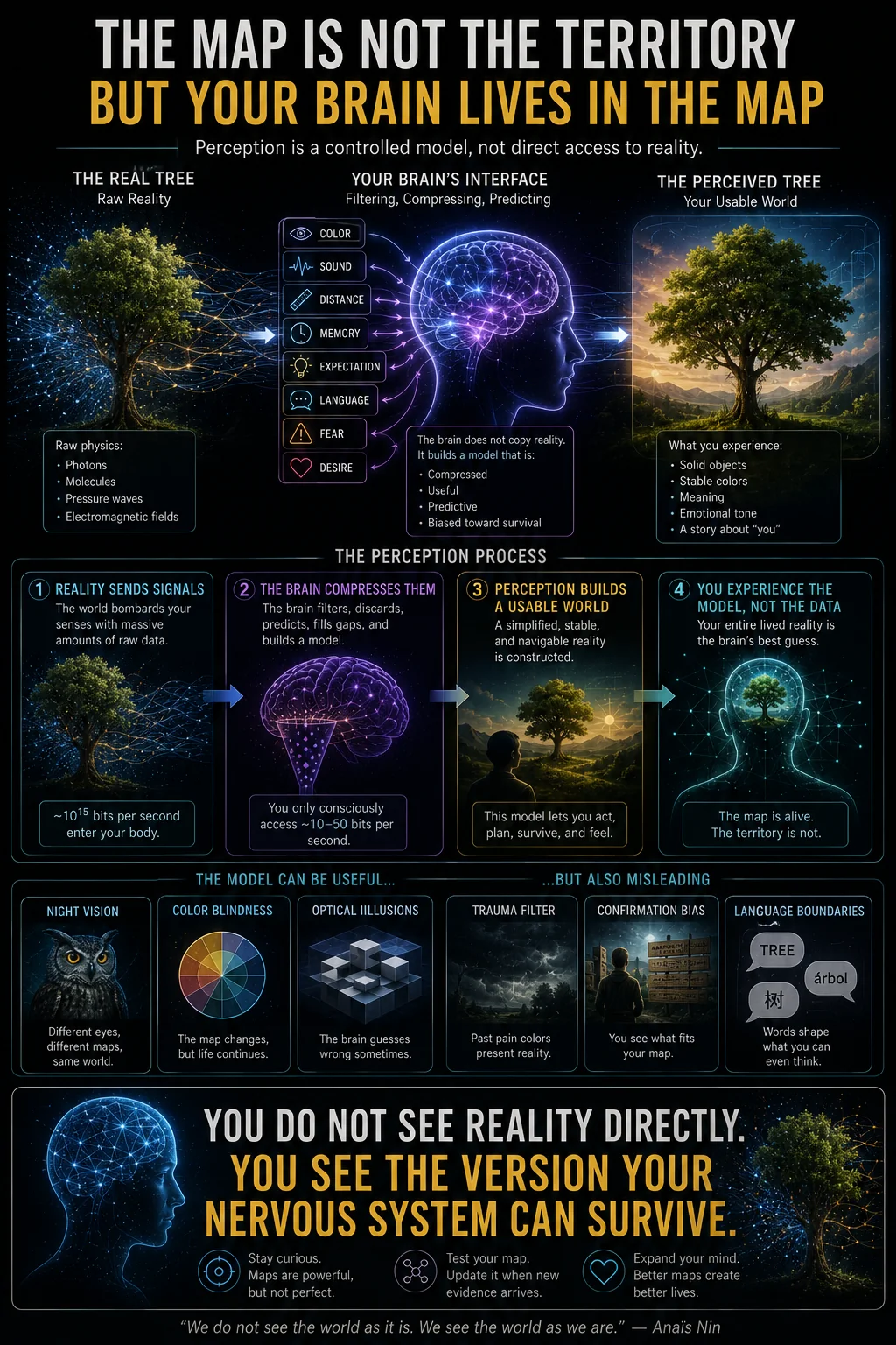 The Map is not the Territory but your Brain lives in the Map picture 1 of 1