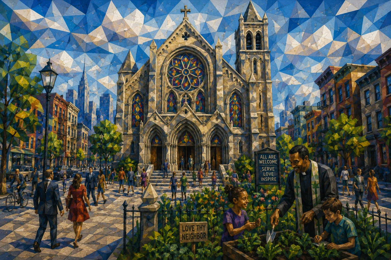 Cubist City-Scapes of Charitable Giving picture 2 of 3