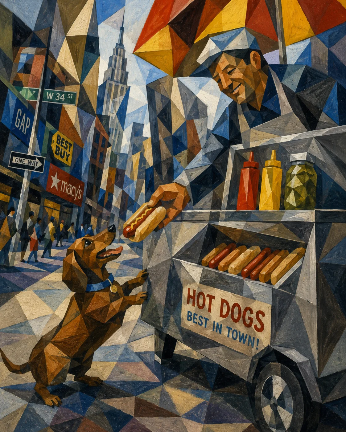 Cubist City-Scapes of Charitable Giving picture 3 of 3