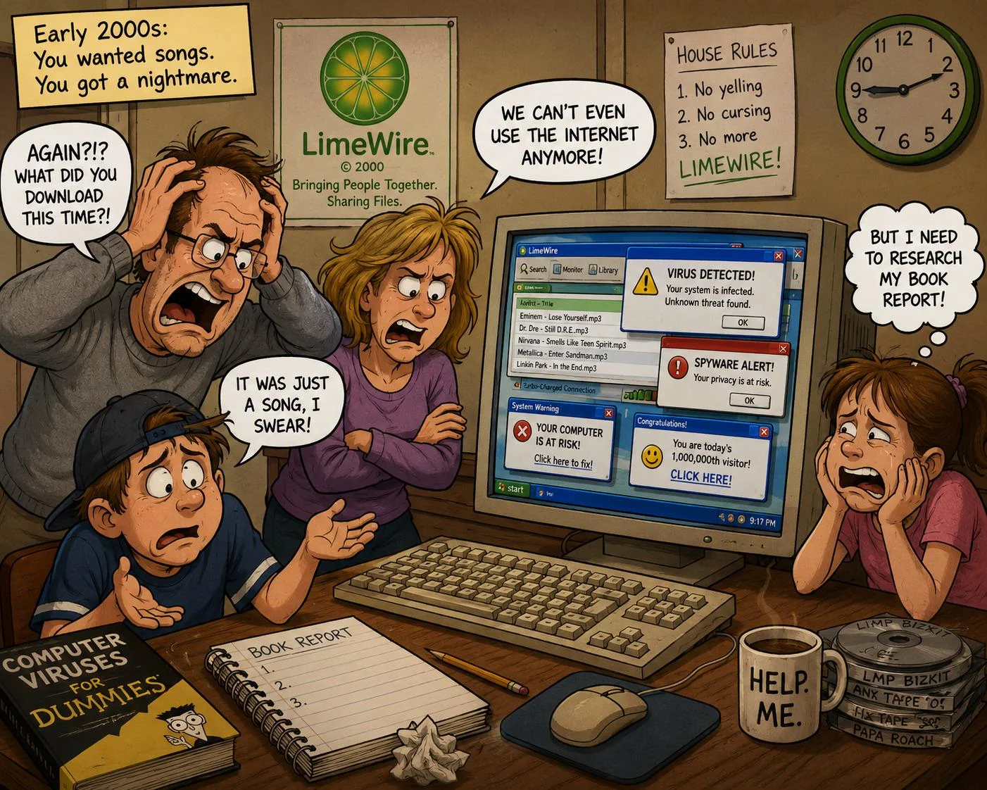 Anyone who lived in the 2000s knows how catastrophic LimeWire could be for the family computer. picture 1 of 1