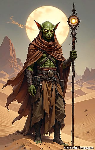 Hobgoblin Sorcerer in the Desert'