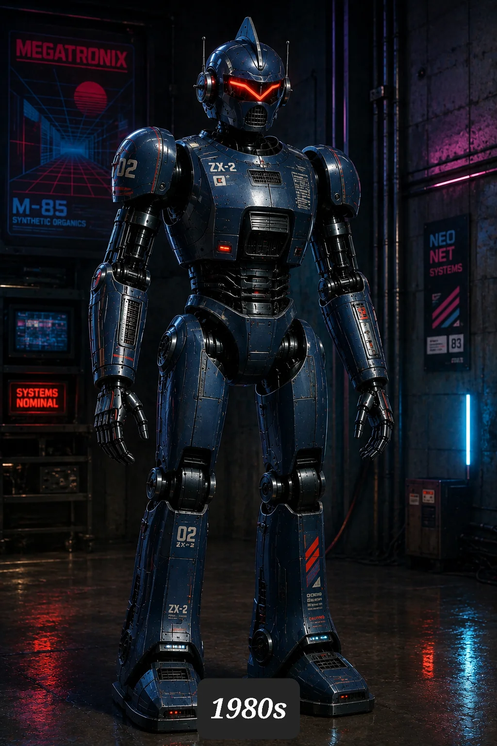 the same robot, but it was updated every decade. picture 2 of 11