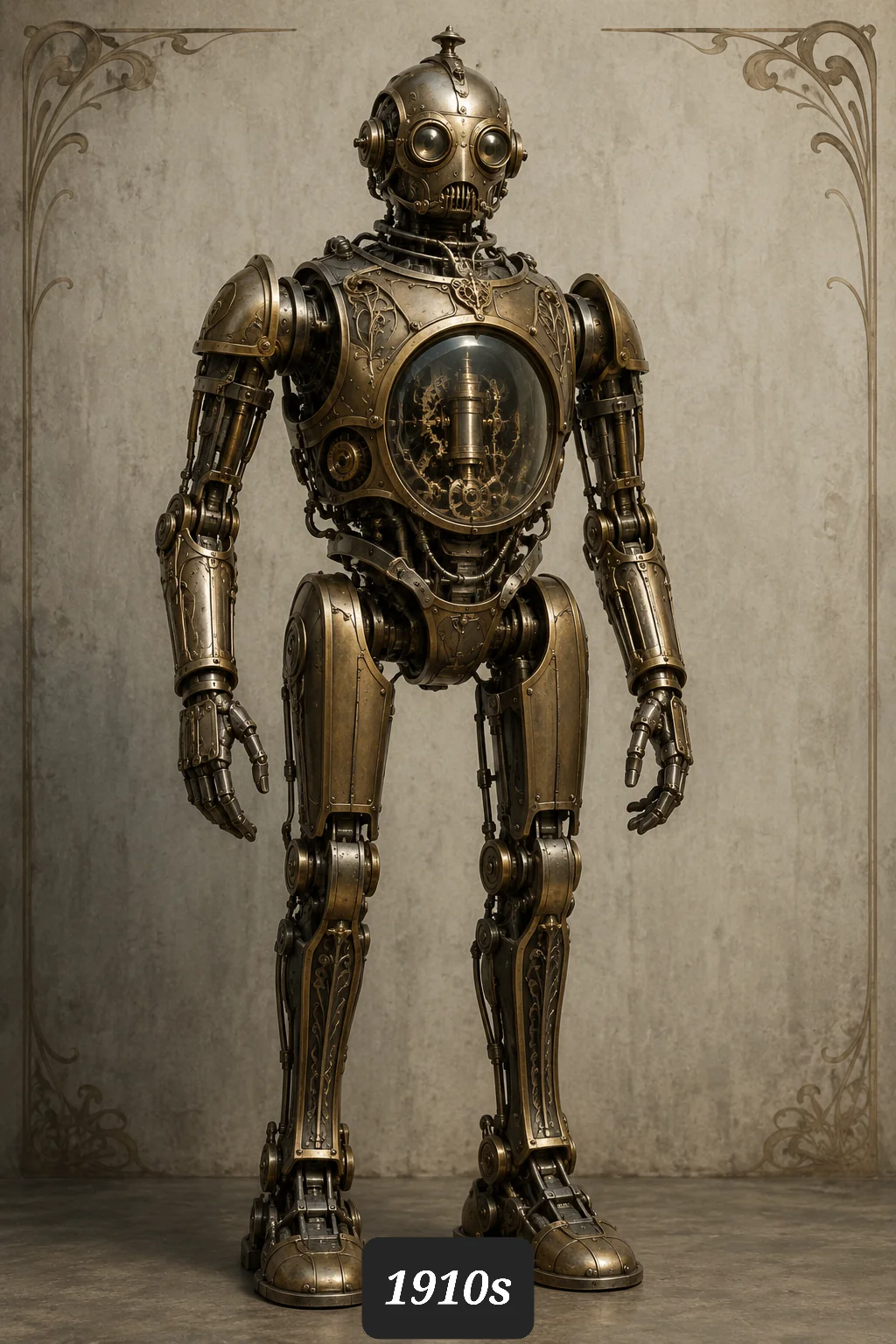 the same robot, but it was updated every decade. picture 3 of 11