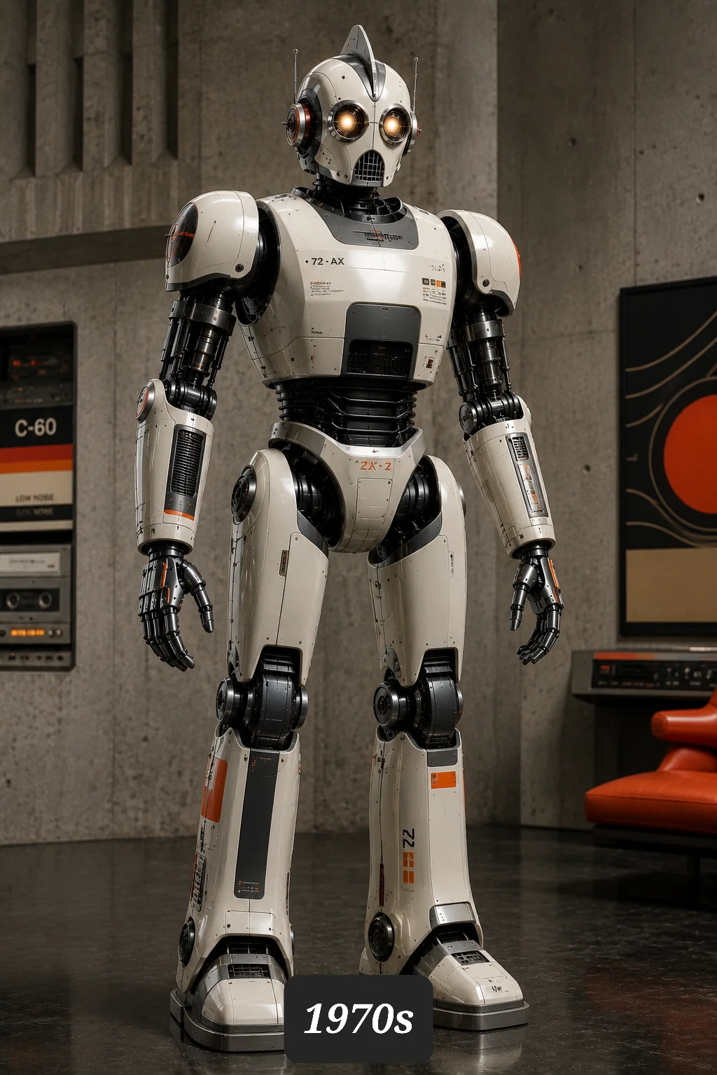 the same robot, but it was updated every decade. picture 5 of 11