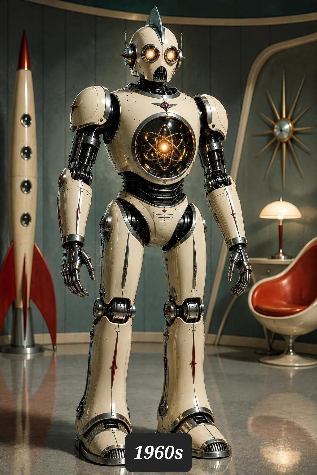 the same robot, but it was updated every decade. picture 6 of 11