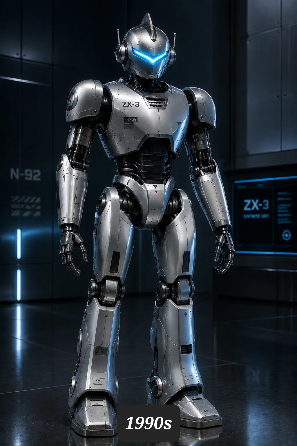 the same robot, but it was updated every decade. picture 8 of 11