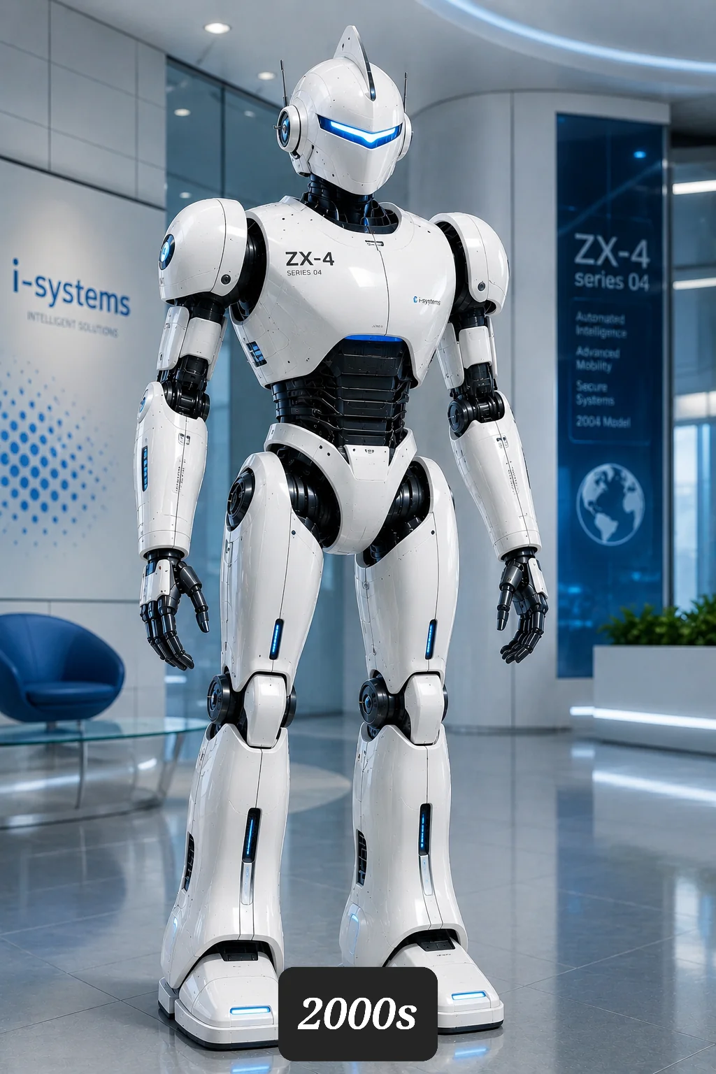 the same robot, but it was updated every decade. picture 10 of 11