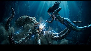Mermaid Battles Giant Robotic Octopus'