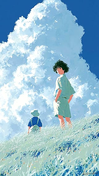 Beside the Summer Clouds / Phone Wallpaper Archives'