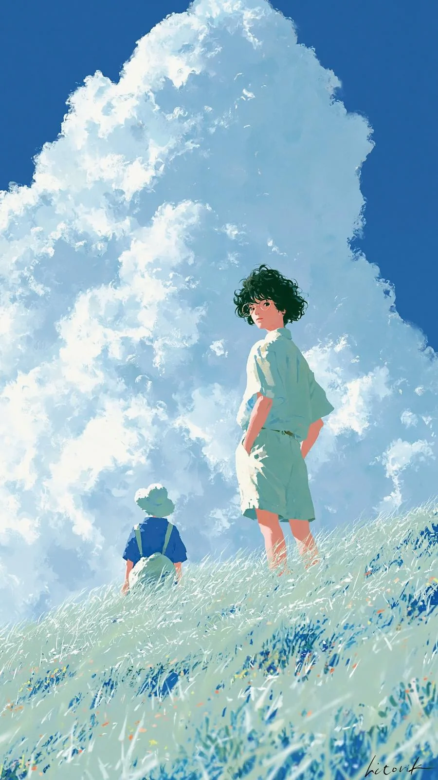 Beside the Summer Clouds / Phone Wallpaper Archives picture 1 of 1