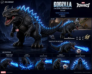 Devil dinosaur as Godzilla idea i had'