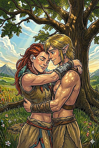 Aloy meets Link in Hyrule'