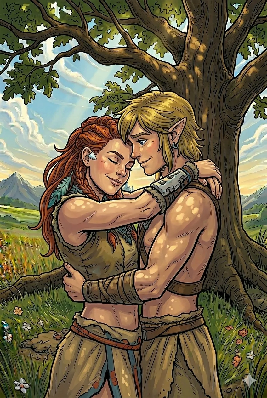 Aloy meets Link in Hyrule picture 1 of 15