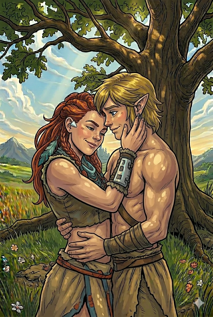 Aloy meets Link in Hyrule picture 9 of 15