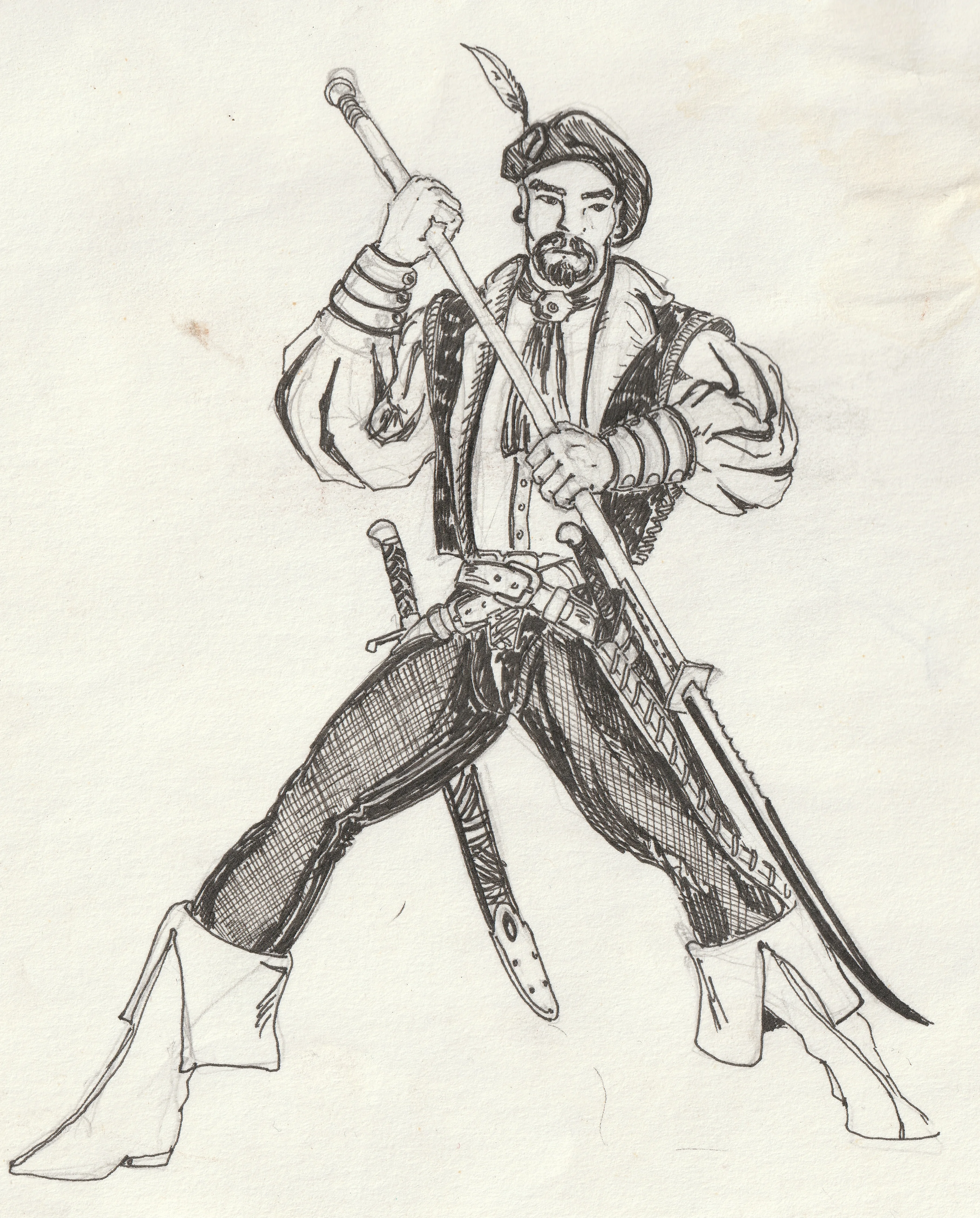 Three more sketched upgraded with AI. picture 5 of 6