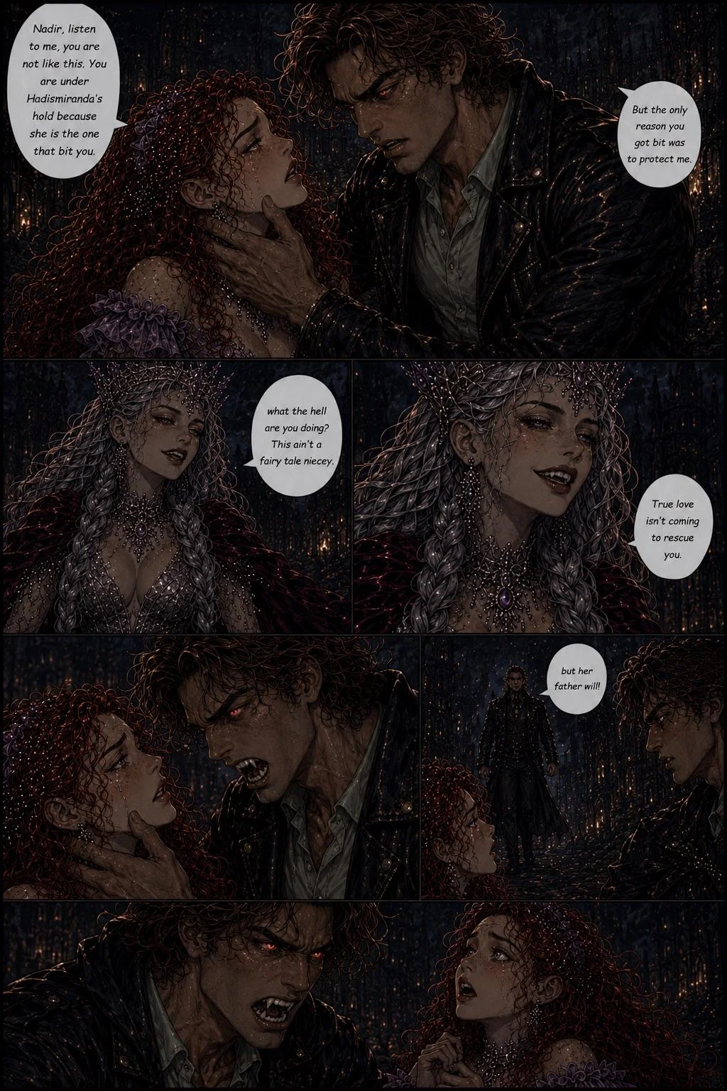 The Human Heart of a Vampire Princess Comic Book Story (Pages 17-35) picture 3 of 19