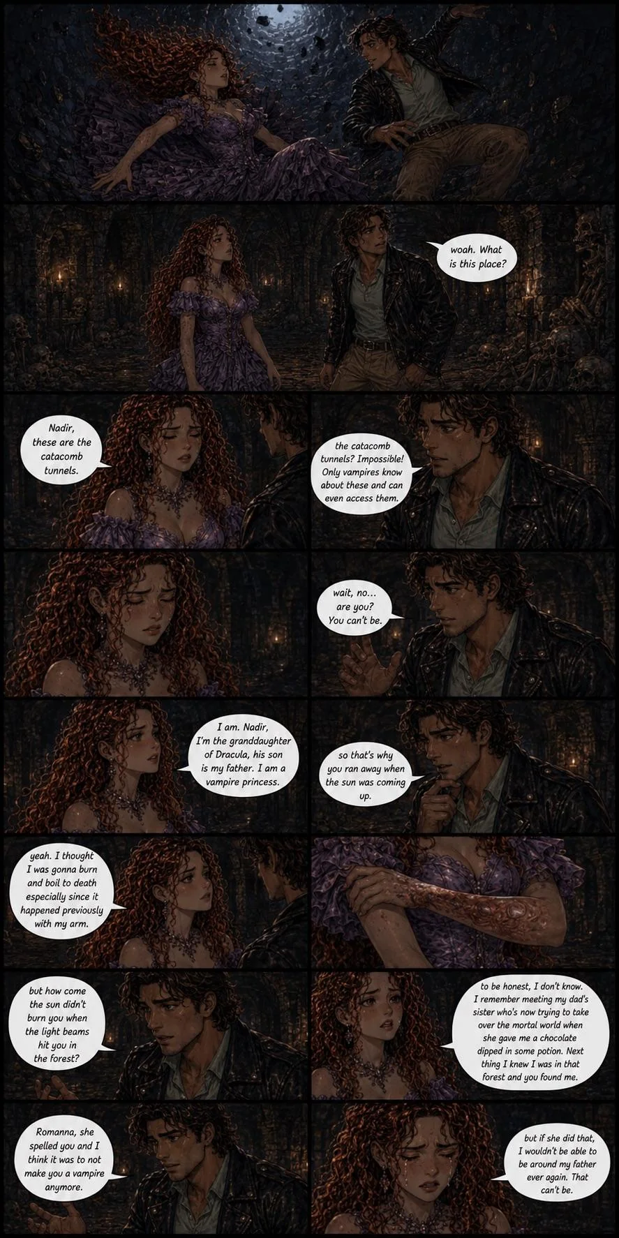 The Human Heart of a Vampire Princess Comic Book Story (Pages 17-35) picture 5 of 19