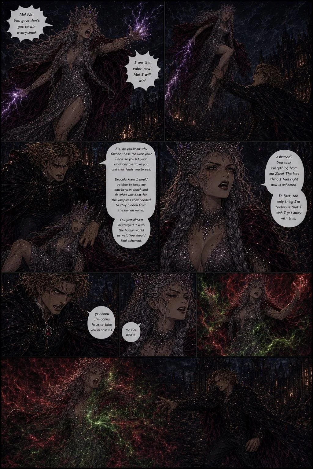 The Human Heart of a Vampire Princess Comic Book Story (Pages 17-35) picture 12 of 19