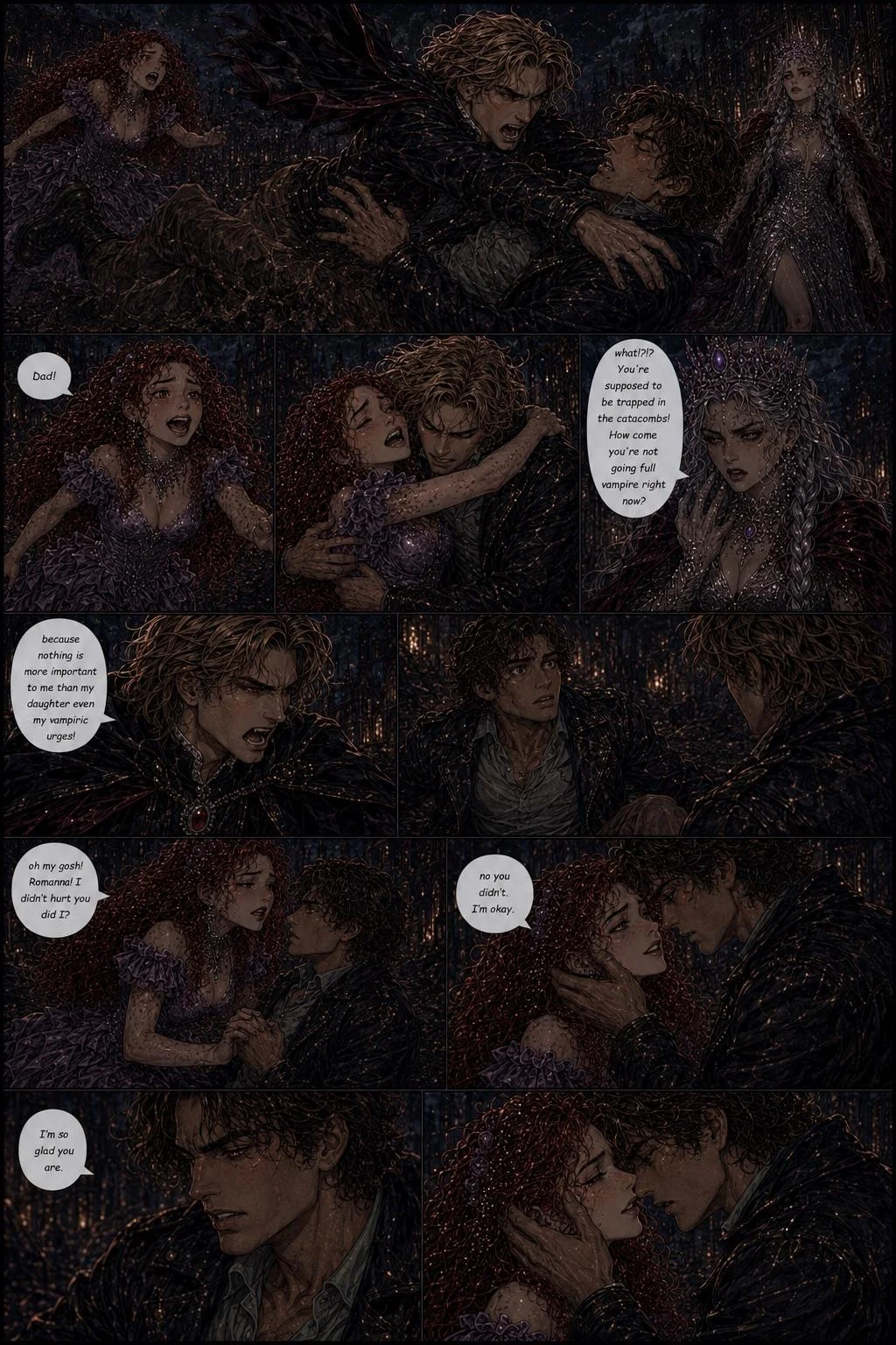 The Human Heart of a Vampire Princess Comic Book Story (Pages 17-35) picture 13 of 19