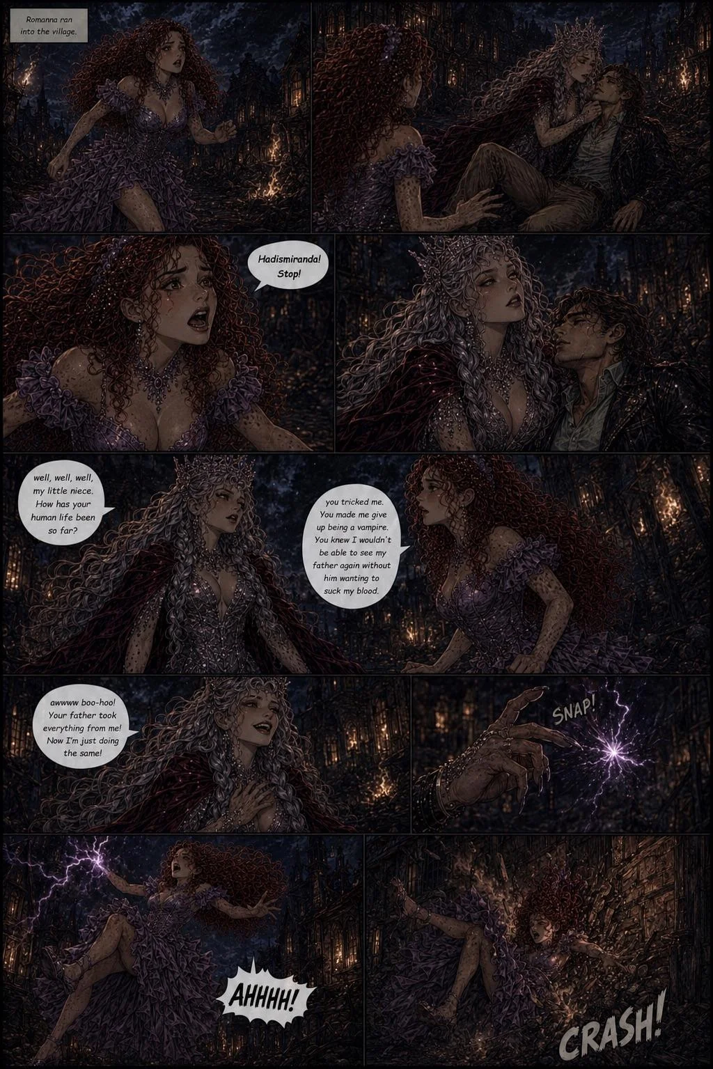 The Human Heart of a Vampire Princess Comic Book Story (Pages 17-35) picture 14 of 19
