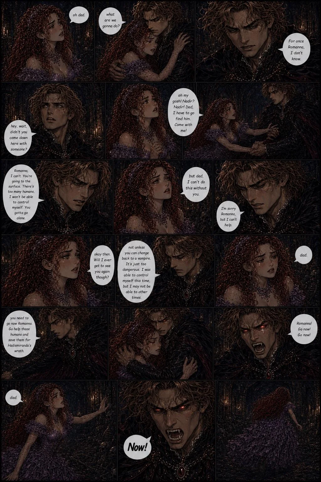The Human Heart of a Vampire Princess Comic Book Story (Pages 17-35) picture 15 of 19