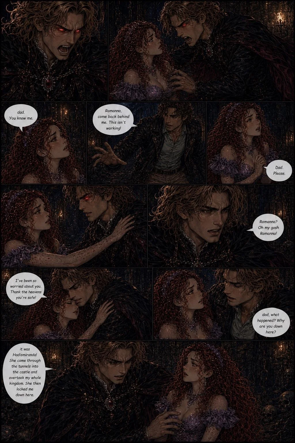 The Human Heart of a Vampire Princess Comic Book Story (Pages 17-35) picture 18 of 19