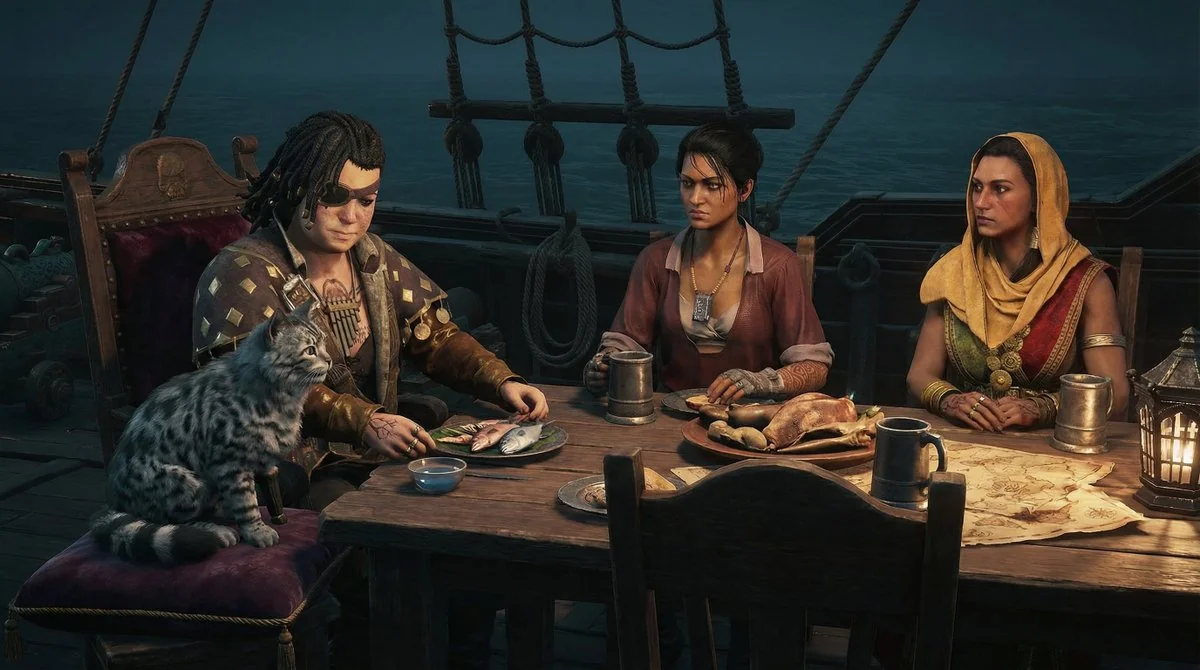 Pirate Captain Defeated by Cat (Skull and Bones game footage + Gemini) picture 2 of 4
